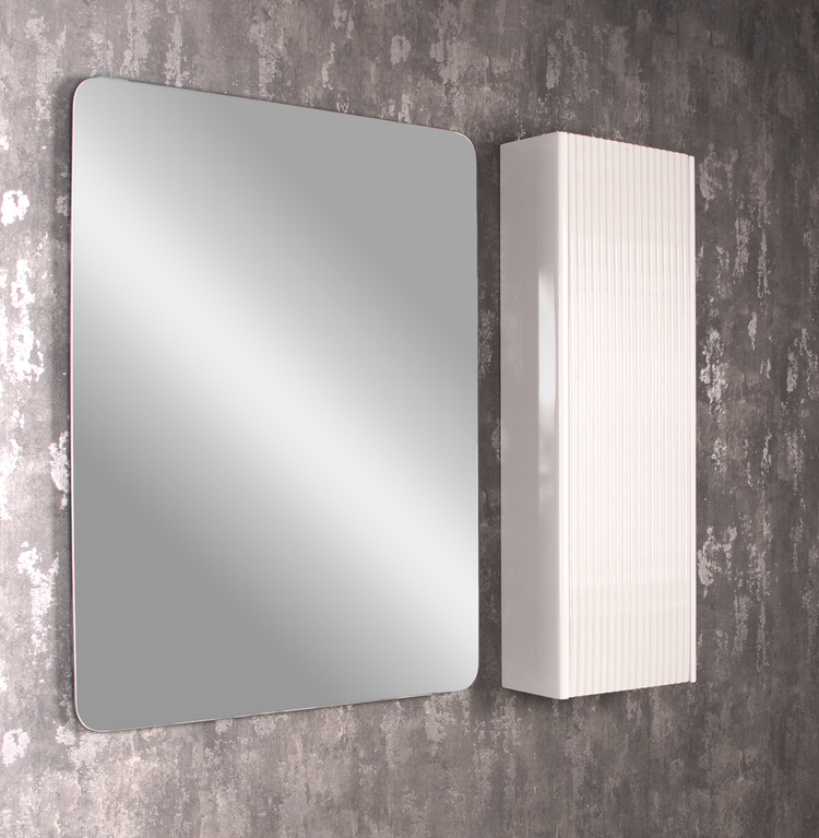 آینه 80*60 پشت PVC باکس 80*27
