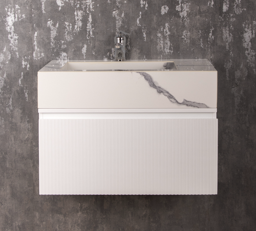 کابینت سرامیکی 40×60 درب بامبو روشویی سرامیکی 60×40 کالته 2