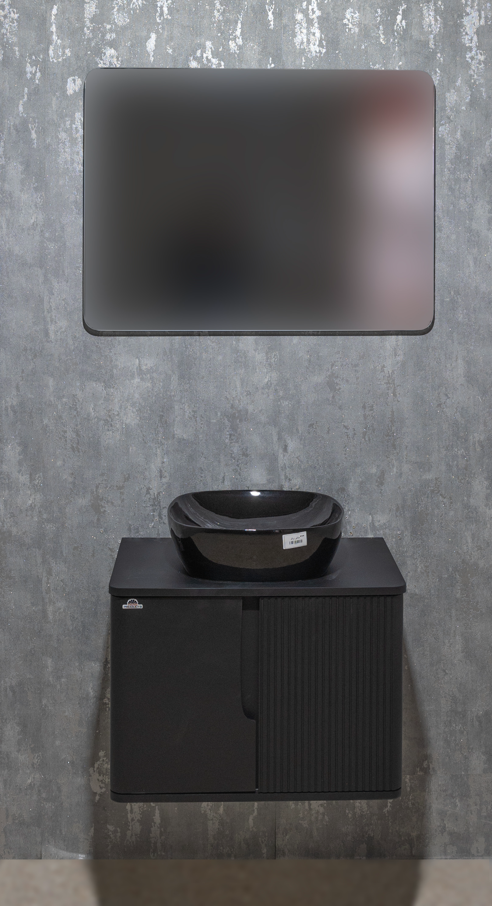 طرح نوید مشکی رو کابینتی مدل آسو سایز 40×60